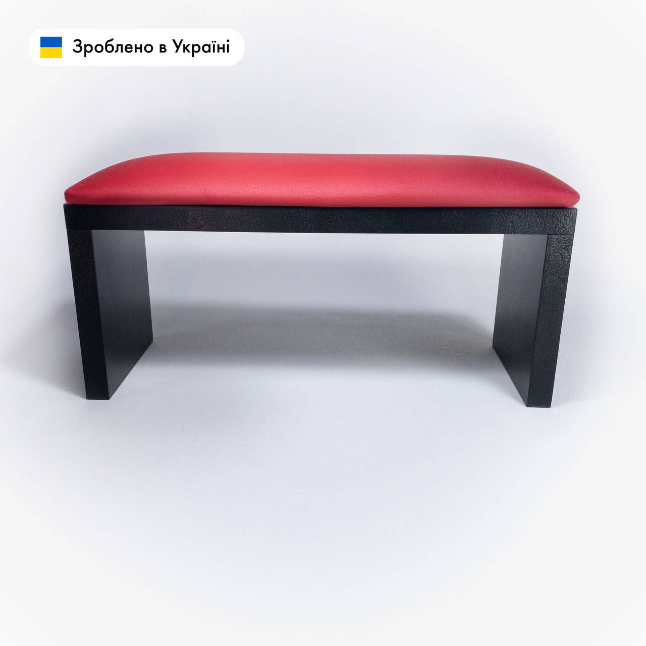 

Маникюрная подставка для рук (Подлокотник) ECO STAND на чёрных ножках, красный