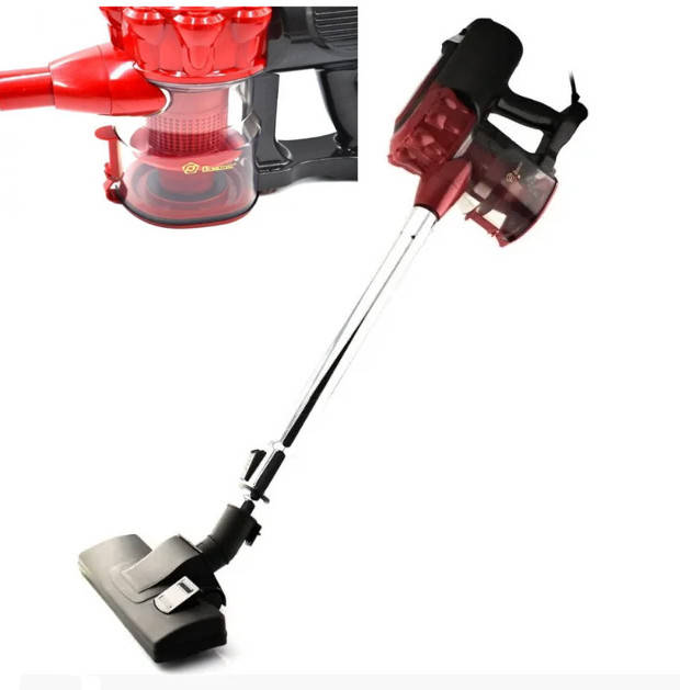 

Ручной вертикальный пылесос Domotec MS-4401 2500W без мешка Красный, пылесос циклонного типа для сухой уборки