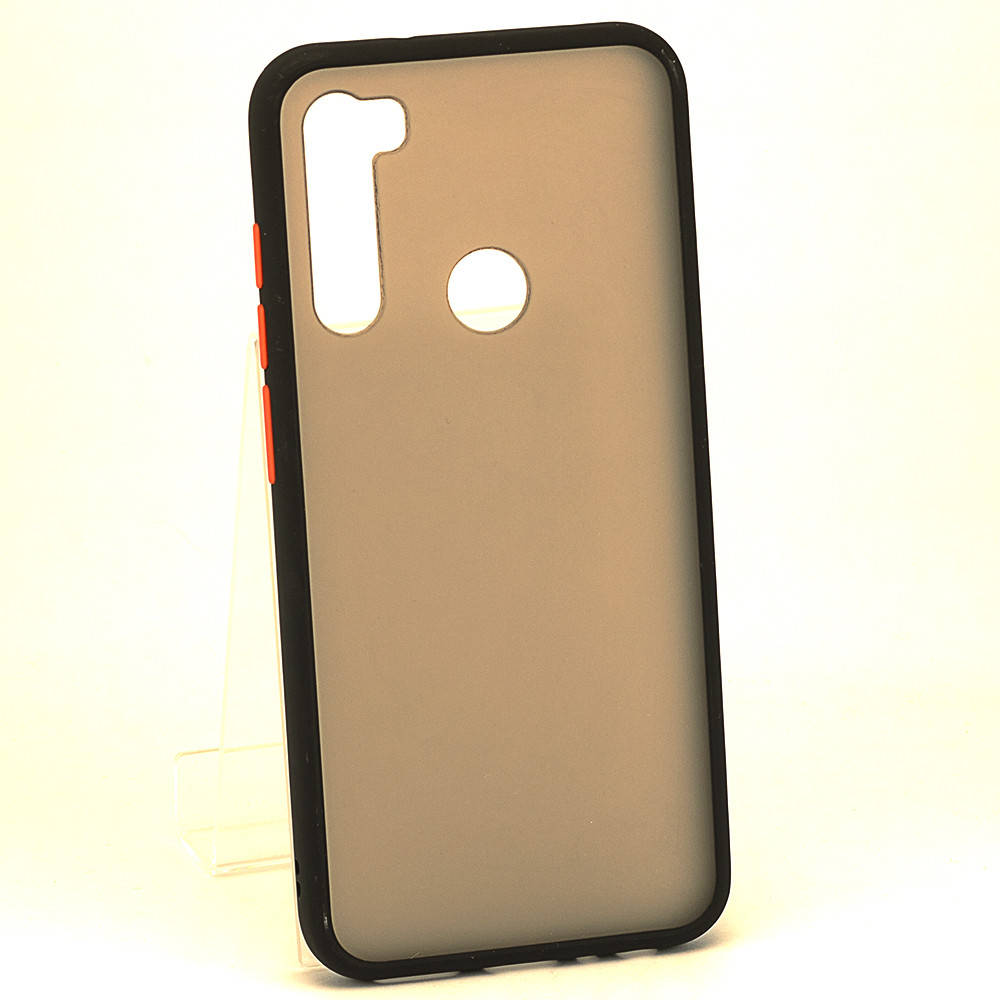 

Чехол Matteframe для Xiaomi Redmi Note 8T бампер матовый противоударный Черный
