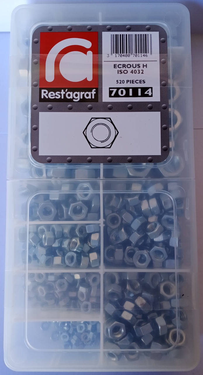 

Набор гайок ISO 4032/DIN 934 (70114)