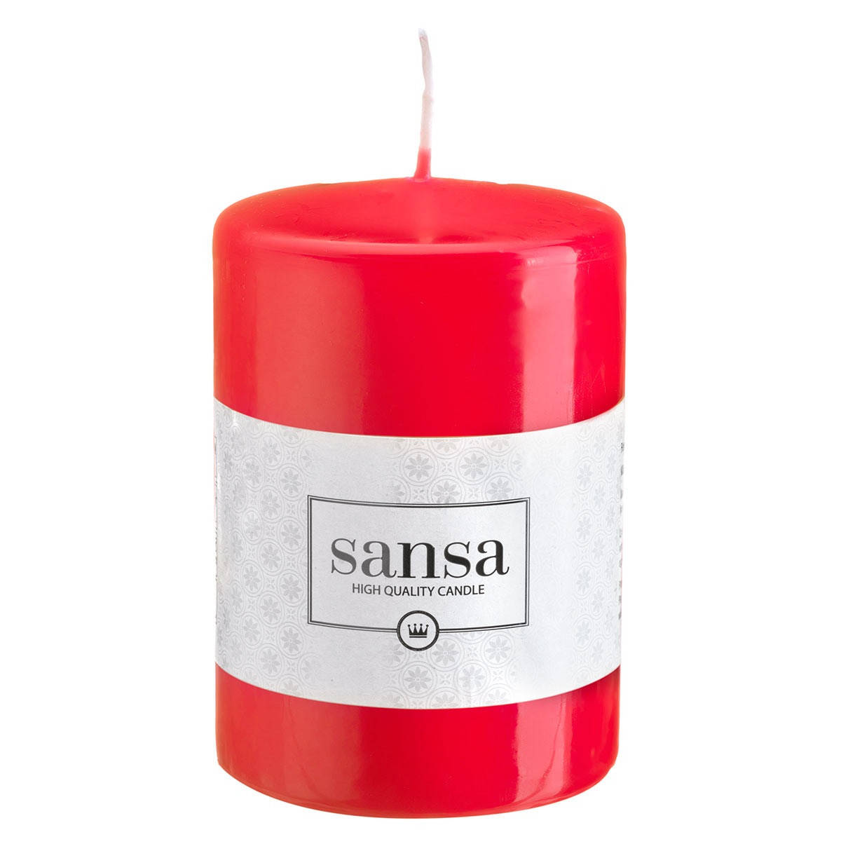 

Свеча цилиндр красная Inisio 10 cм 70/100-030г, Красный