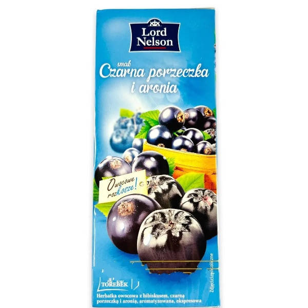 

Чай со вкусом Черной смородины и аронии Lord Nelson Czarna Porzeczka i Aronia 20пакет
