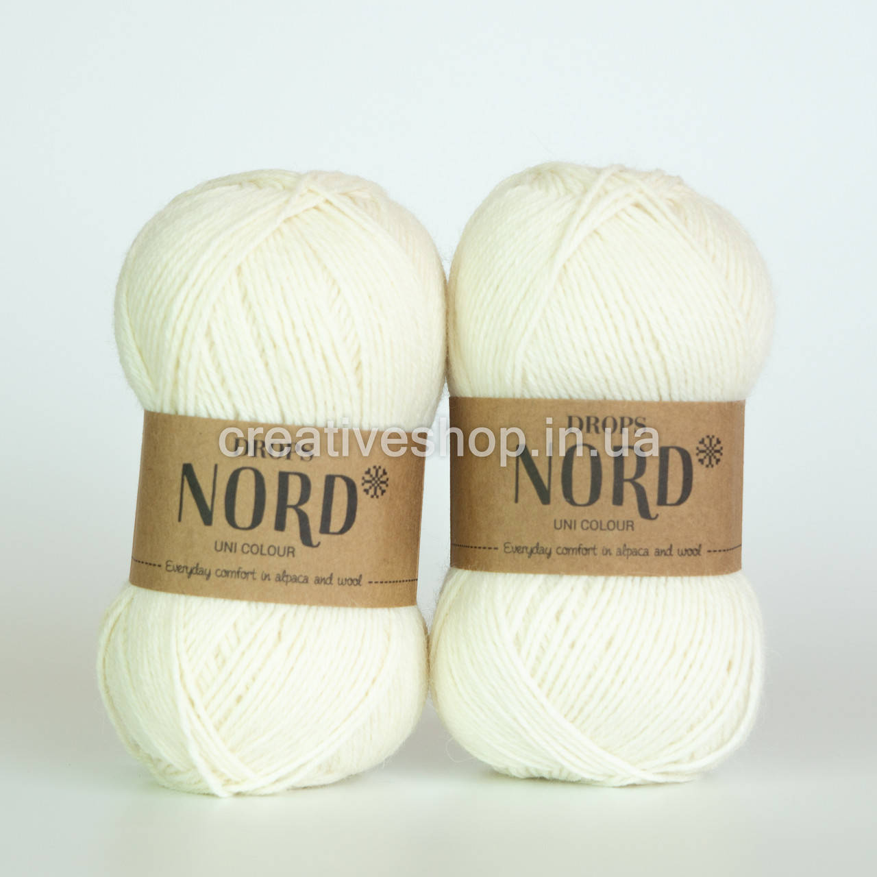 

Пряжа Drops Nord (цвет 01 off white)