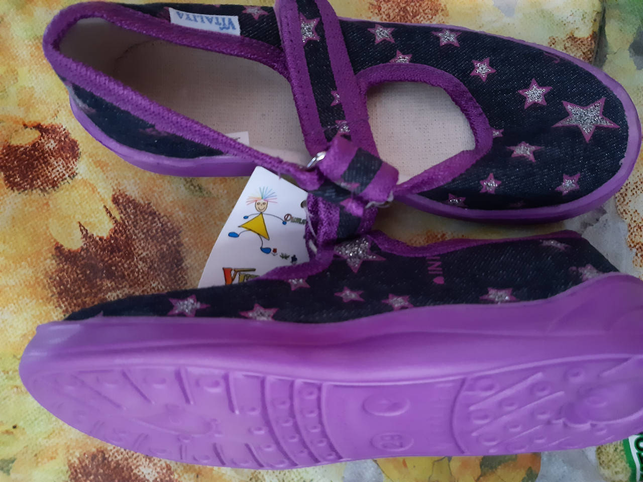 

Тапочки детские ясельные/ детсадовские для девочек "Виталия", 19-31,5 размеры. 29