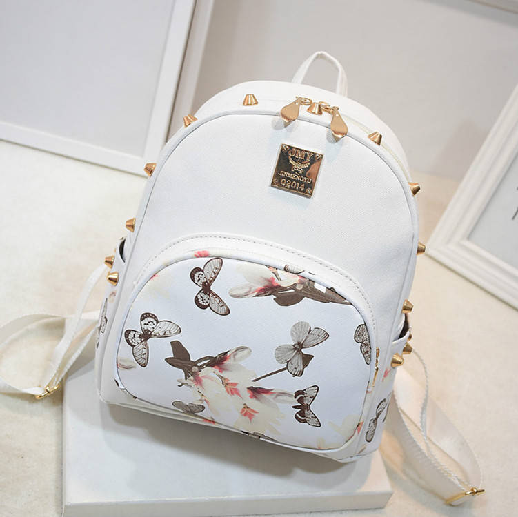 

Женский рюкзак эко-кожа 1207 White, Белый