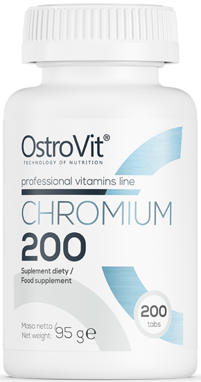 

Блокатор жиров OstroVit - Chromium 200 (200 таблеток)
