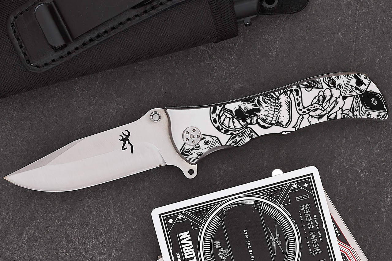 

Тактический складной нож Browning 339-B с клипсой+подарок!