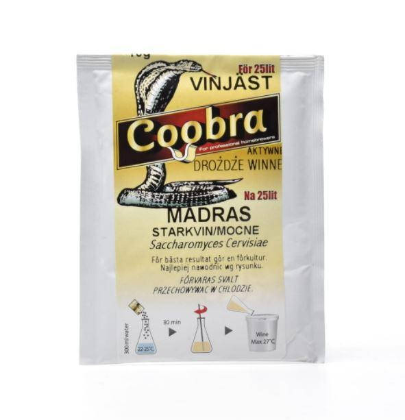 

Винные дрожжи Coobra Madras