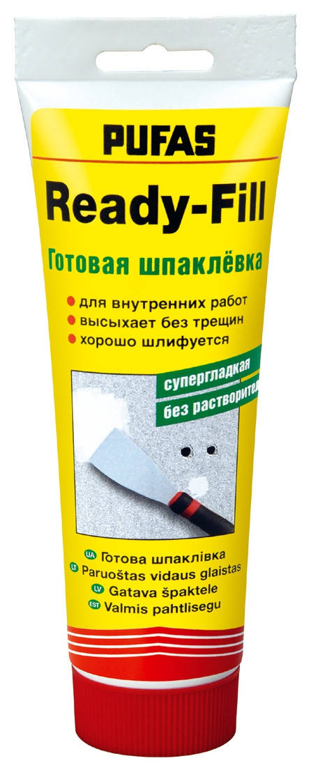 

Готовая шпаклёвка PUFAS Ready Fill 400 г, Белый