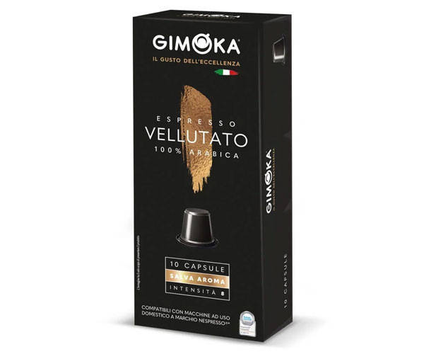 

Кофе в капсулах Gimoka Nespresso Vellutato 8 (10 шт.) 100% Арабика Италия