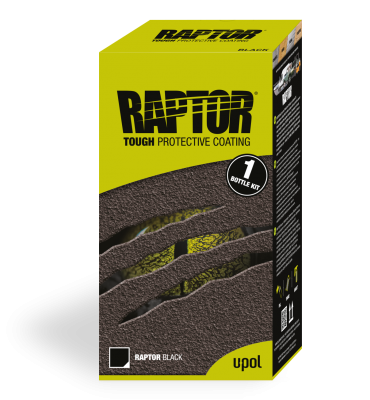 

Защитное покрытие повышенной прочности 2к черный Raptor комплект 1:1 1л U-Pol RLB/S1