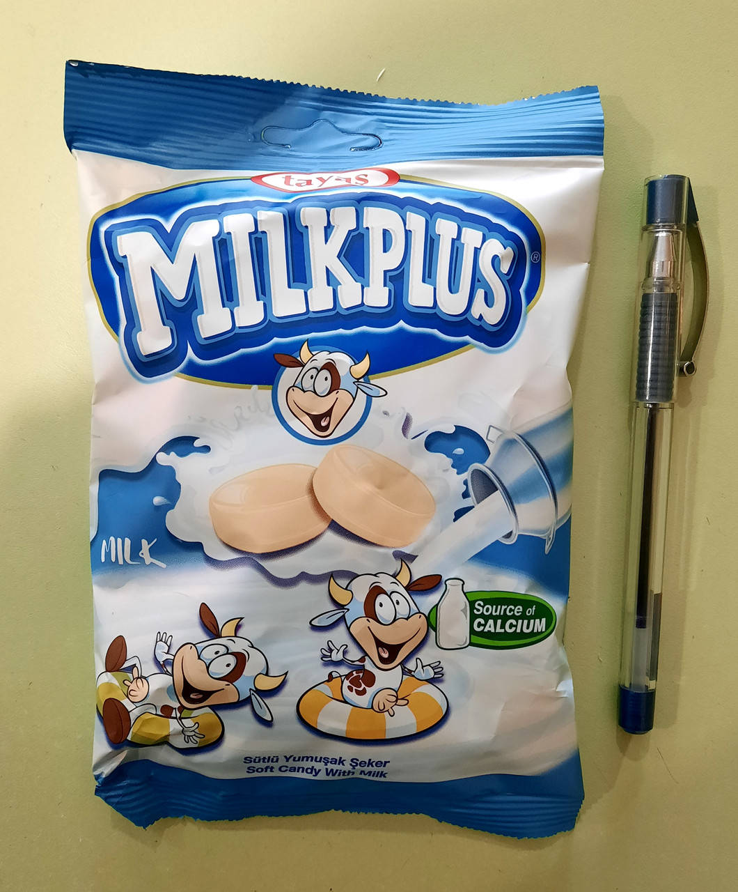 

Жевательные конфеты Milk Plus молочные 80 г