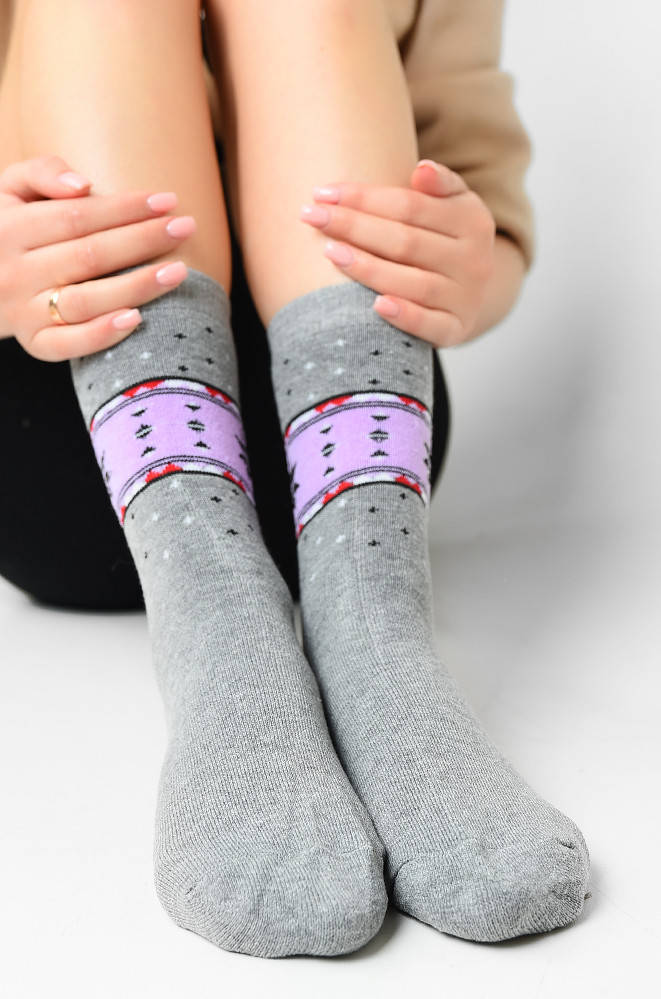 

Носки женские теплые серые размер 36-41 Ира 139470M, Серый