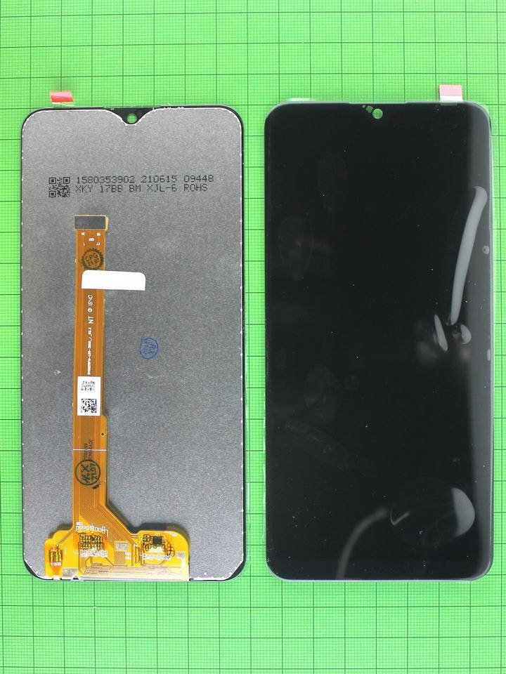 

Дисплей Vivo Y1S з сенсором, чорний self-welded, Черный