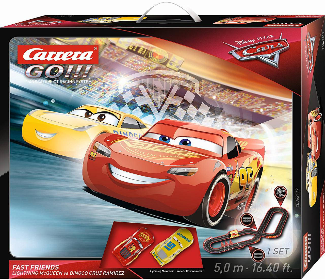 

Автотрек Тачки 3. Быстрые друзья Carrera GO!!! 5 м (CR-20062419)