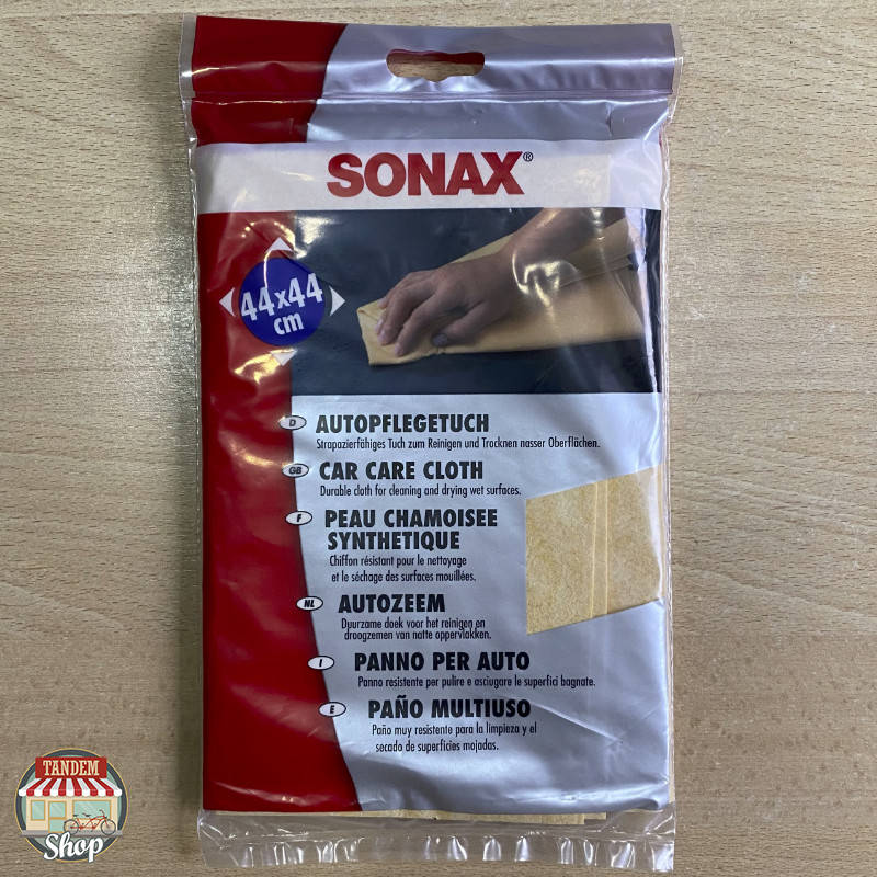 

Салфетка износостойкая из синтетической замши SONAX Autopflegetuch, 44 x 44 см
