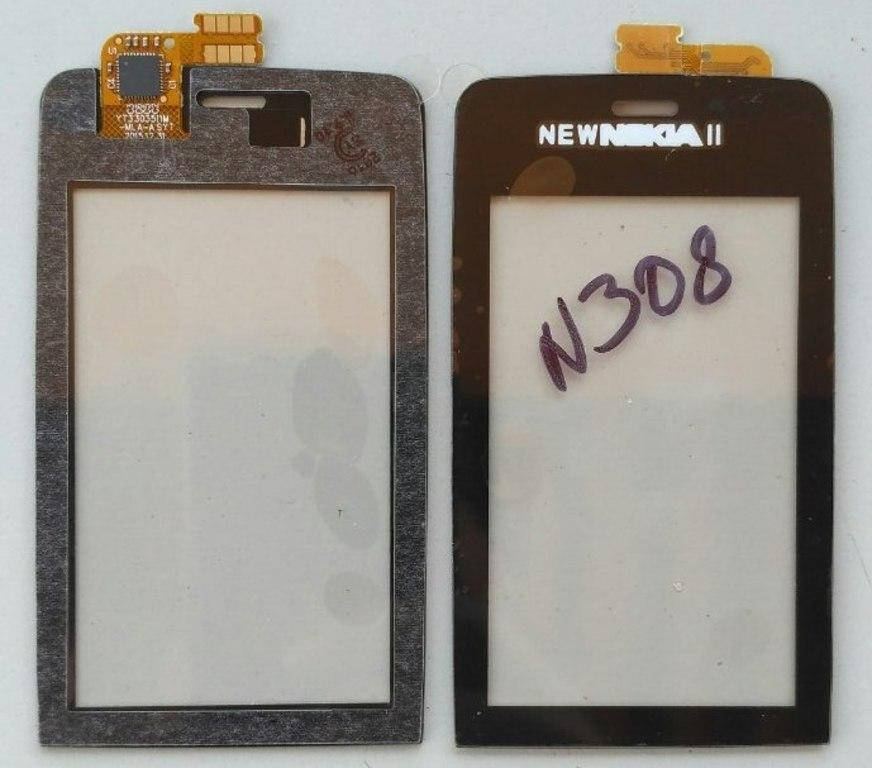 

Сенсорный экран для NOKIA Asha 308/309/310 Black, Черный