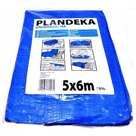 

Тент Брезент Пландека Тарпаулин защитный (60g\m2) 5x6 Польша (Wimar), Синий