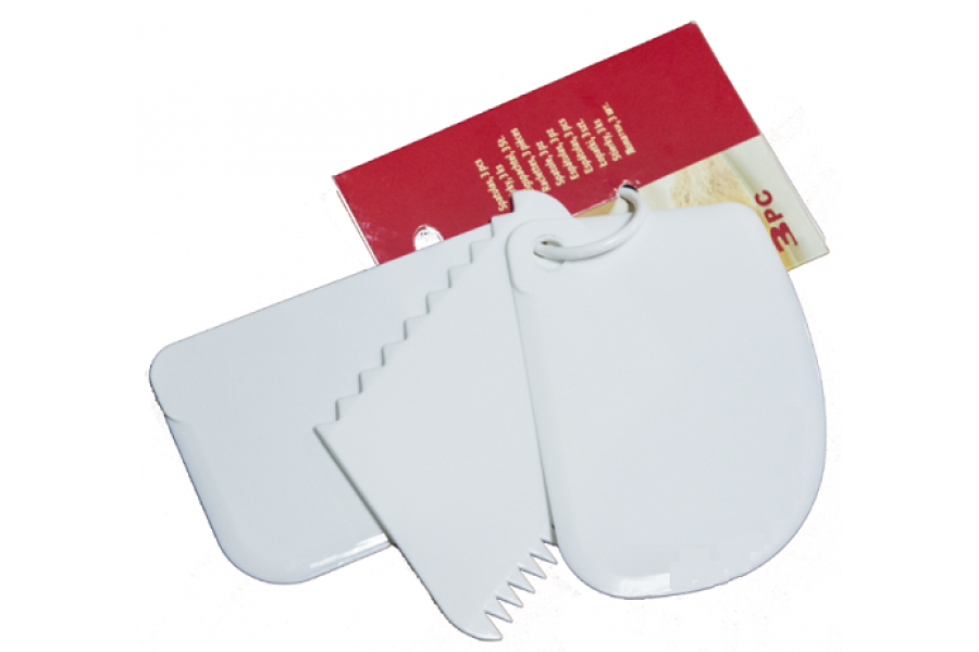 

Набор фигурных скребков пластик 3 шт