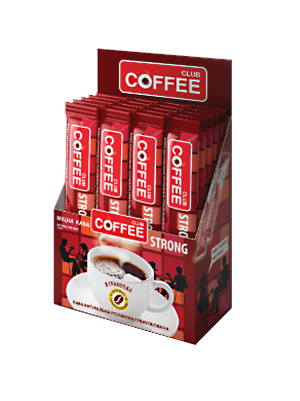 

Кава розчинна гранульована Coffee Club Strong 2 г