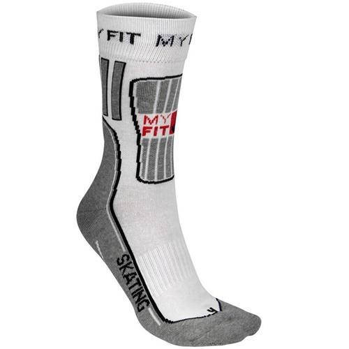 

Носки для роликов Powerslide MyFit Skating Socks, Белый