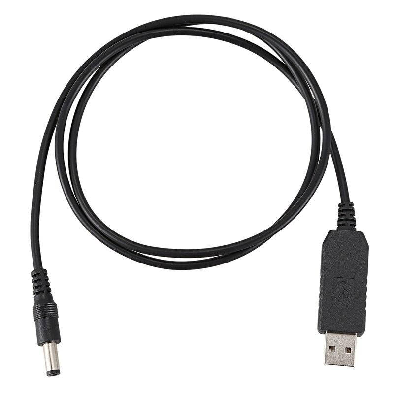 

Зарядный кабель от USB для раций Baofeng и других, Черный