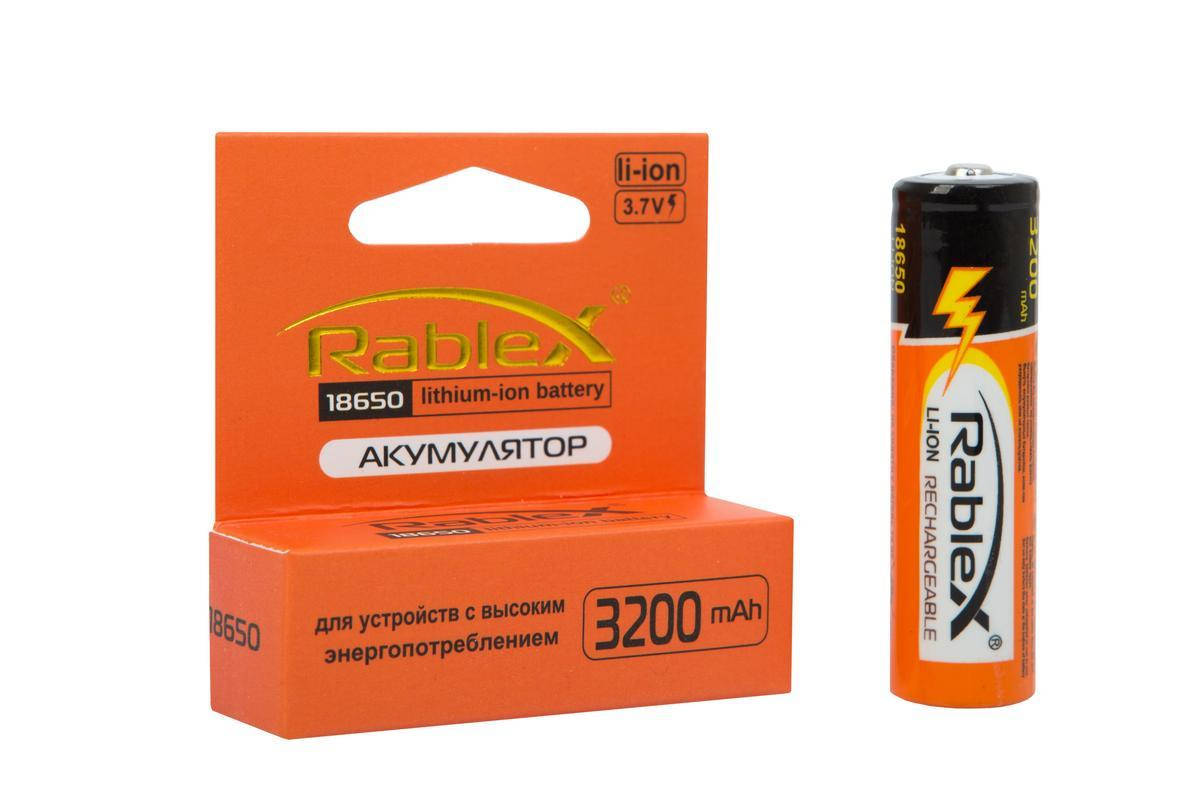 

Аккумулятор 18650 Rablex 3200 mAh