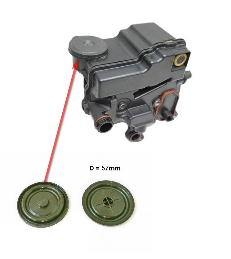 

Мембрана масляного испарителя Peugeot, Citroen, Fiat 2.0HDi 9671271480, 9670033180, 1180T6