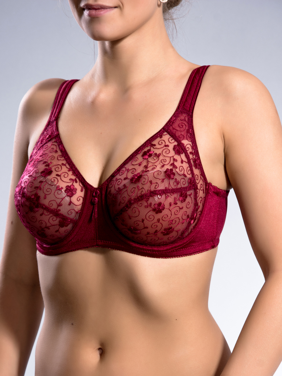 

Бюстгальтер Acousma U6145/1EH ( бордовый 90E )