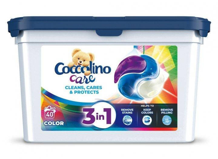 

Капсулы для стирки цветного белья Coccolino Care 3 в 1 Color 40 капс