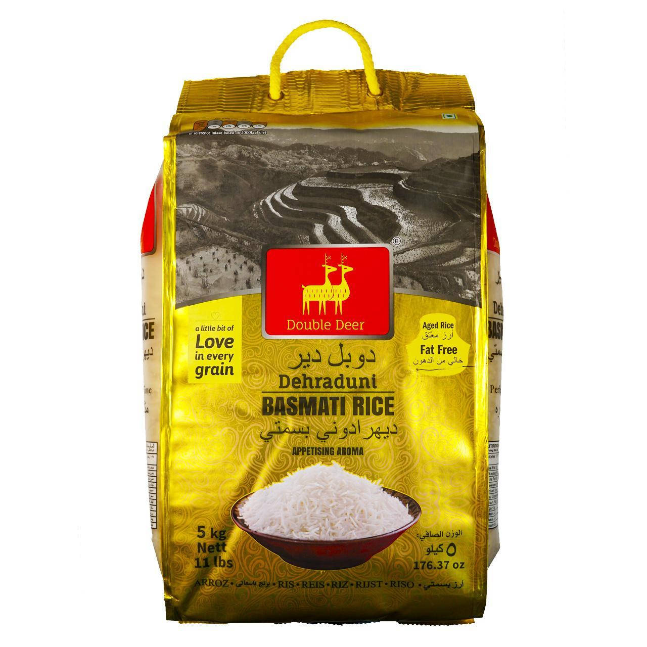 

Рис басмати Кремовый, Double Deer, 5 кг