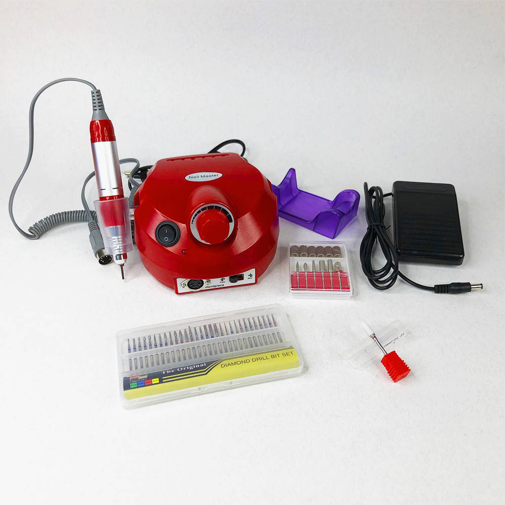 

Фрезер для маникюра и педикюра Nail Drill ZS-601 65W 45 000 об/мин + Алмазные насадки 30 шт. + Подарок