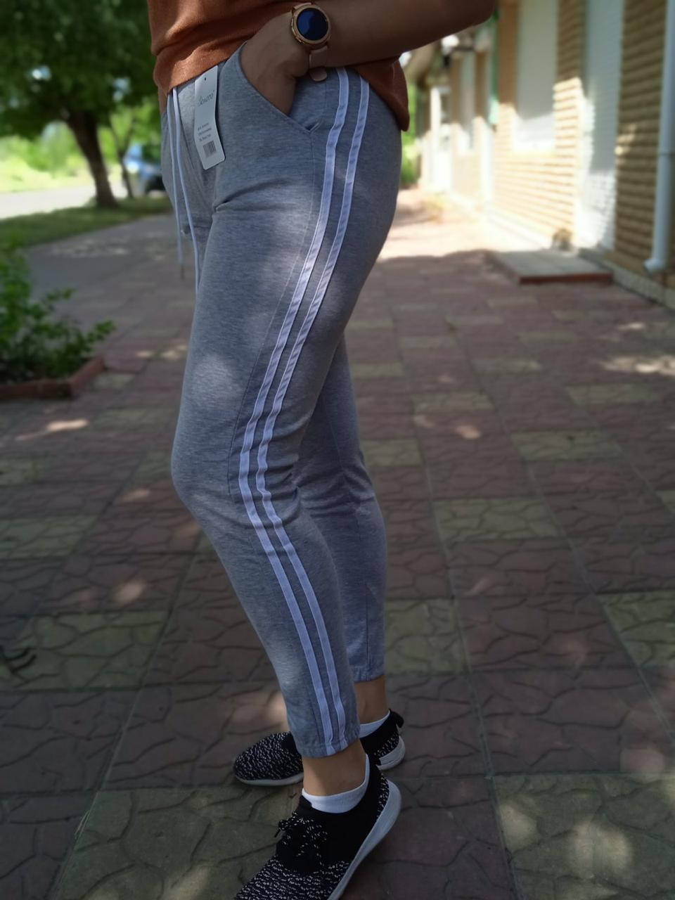 

Женские спортивные штаны "Золото" 2 кармана Art: 789-1 2XL(48-50)Сірі