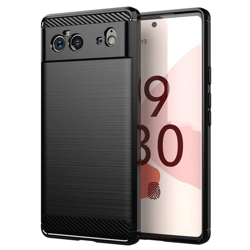

Противоударный чехол для Google Pixel 6 Черный бампер