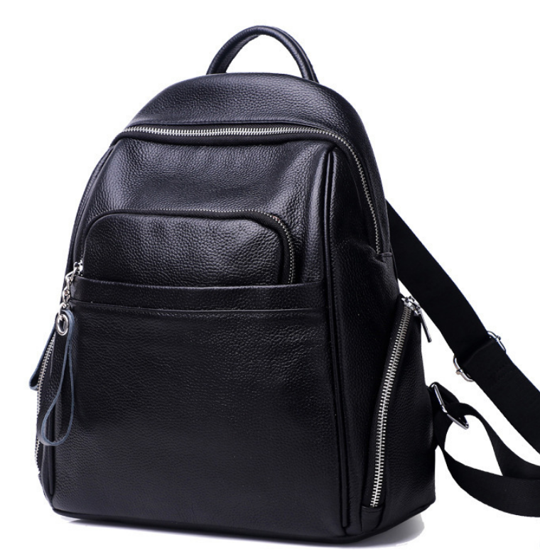 

Оригинальный женский рюкзак из натуральной кожи Olivia Leather NWBP-144938-XZ, Черный
