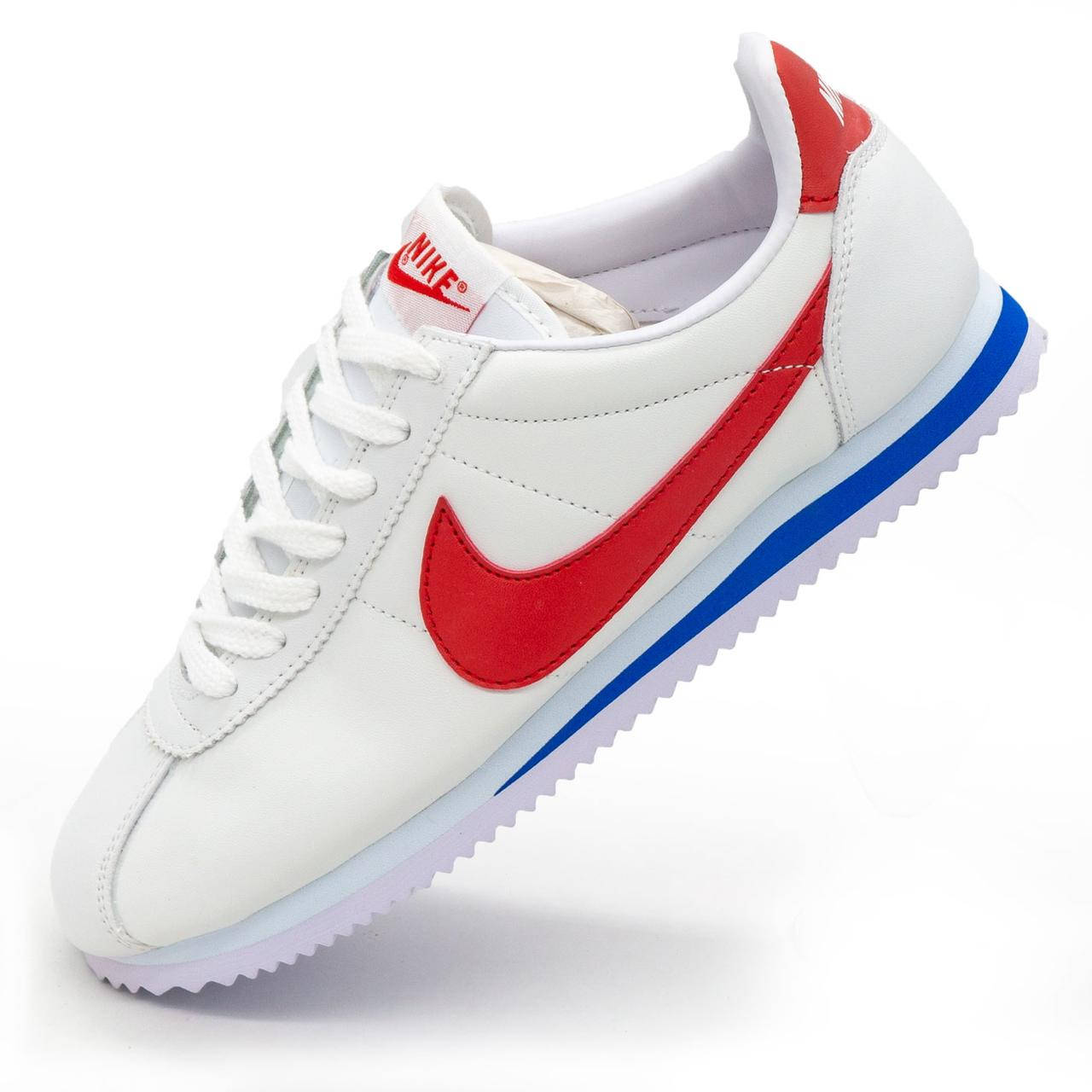 

Кожаные кроссовки Nike Cortez белые. Топ качество! р.(38, 40, 43, 44)