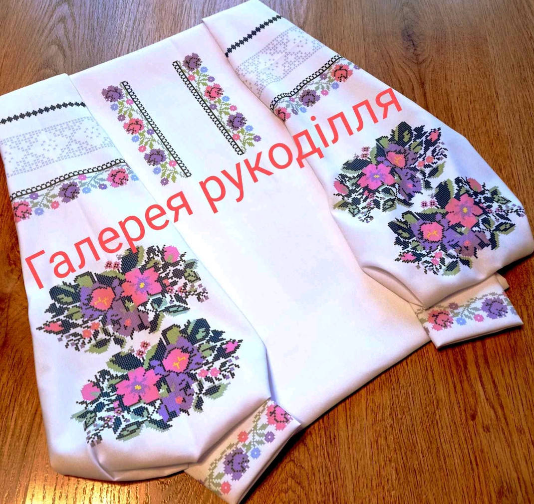 

Заготовка жіночої вишиванки СЖ ГР Борщівські квіти кольорові 2