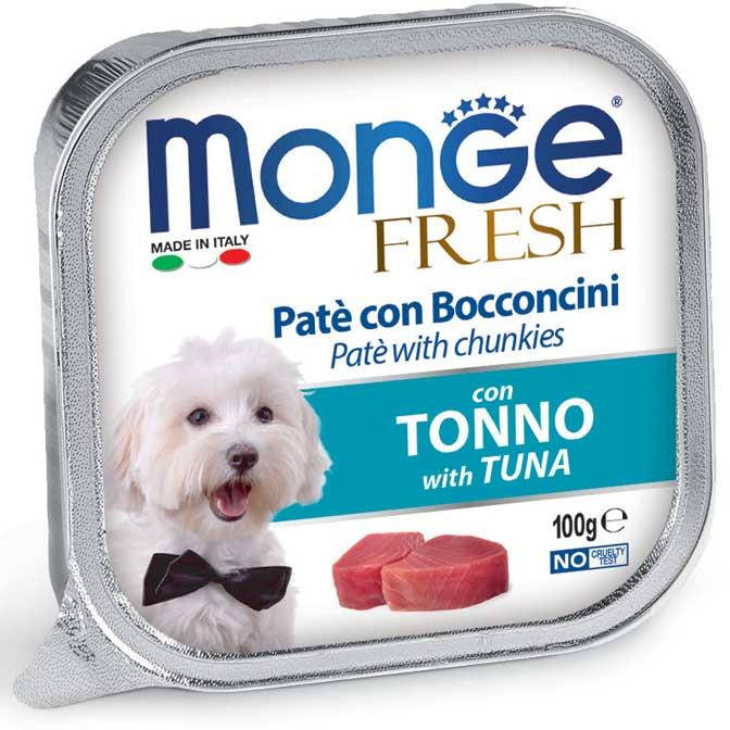 

Консервы для собак Monge Fresh Tuna с тунцом 100 г