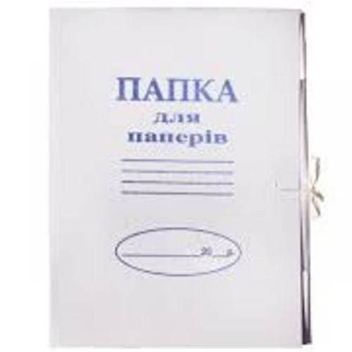 

Папка на завязках А4, картон, 44090