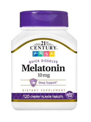 

Мелатонін 21st Century Melatonin 10 mg 120 Tabs (Cherry)