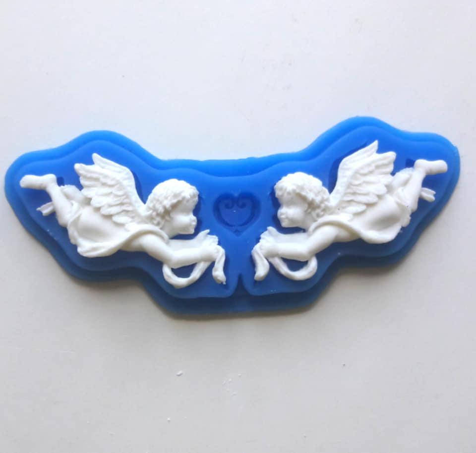 

Силиконовый молд ангелочки