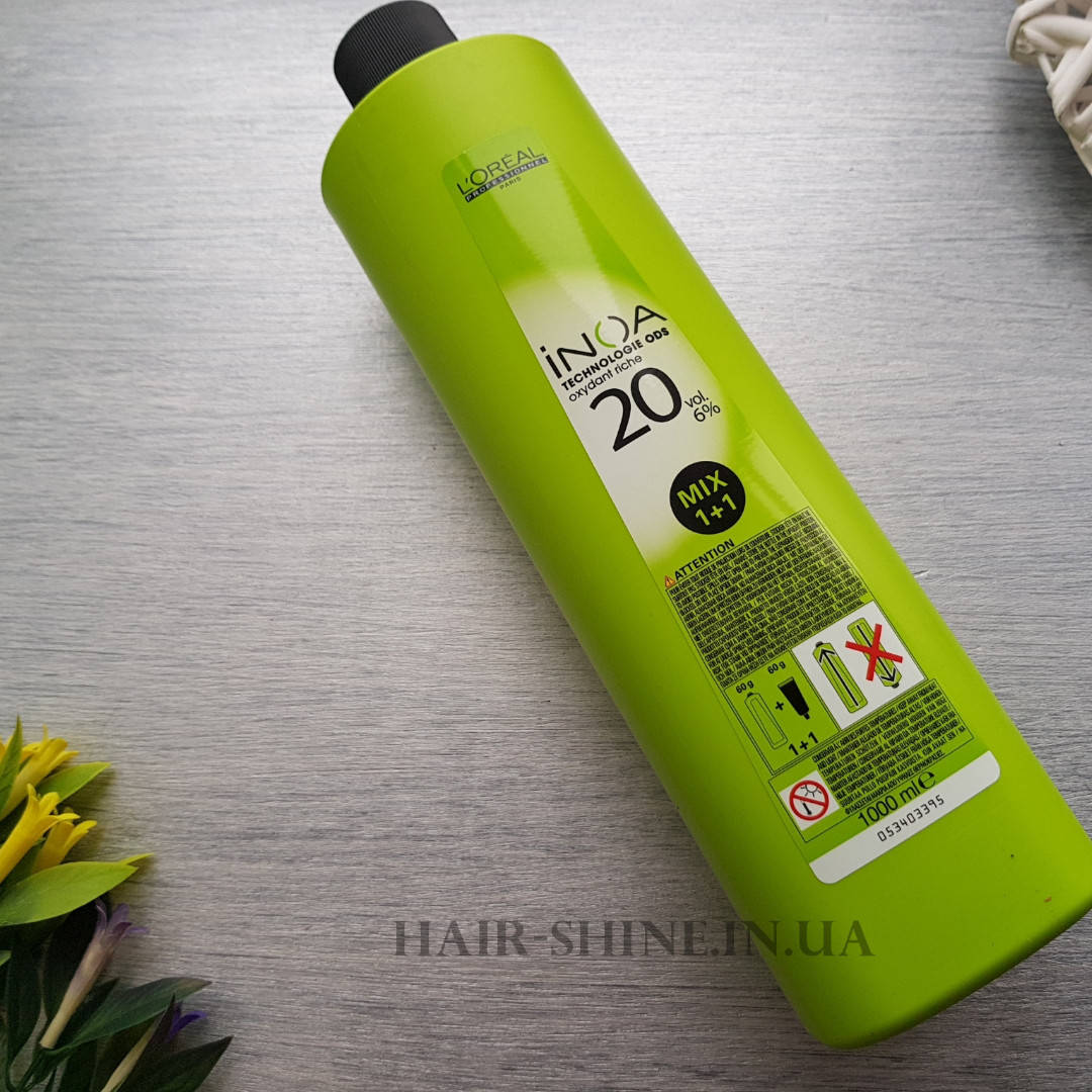 

Оксидант L'oreal Professionnel Inoa Oxydant 6% 20 vol. Mix 1+1 1000ml