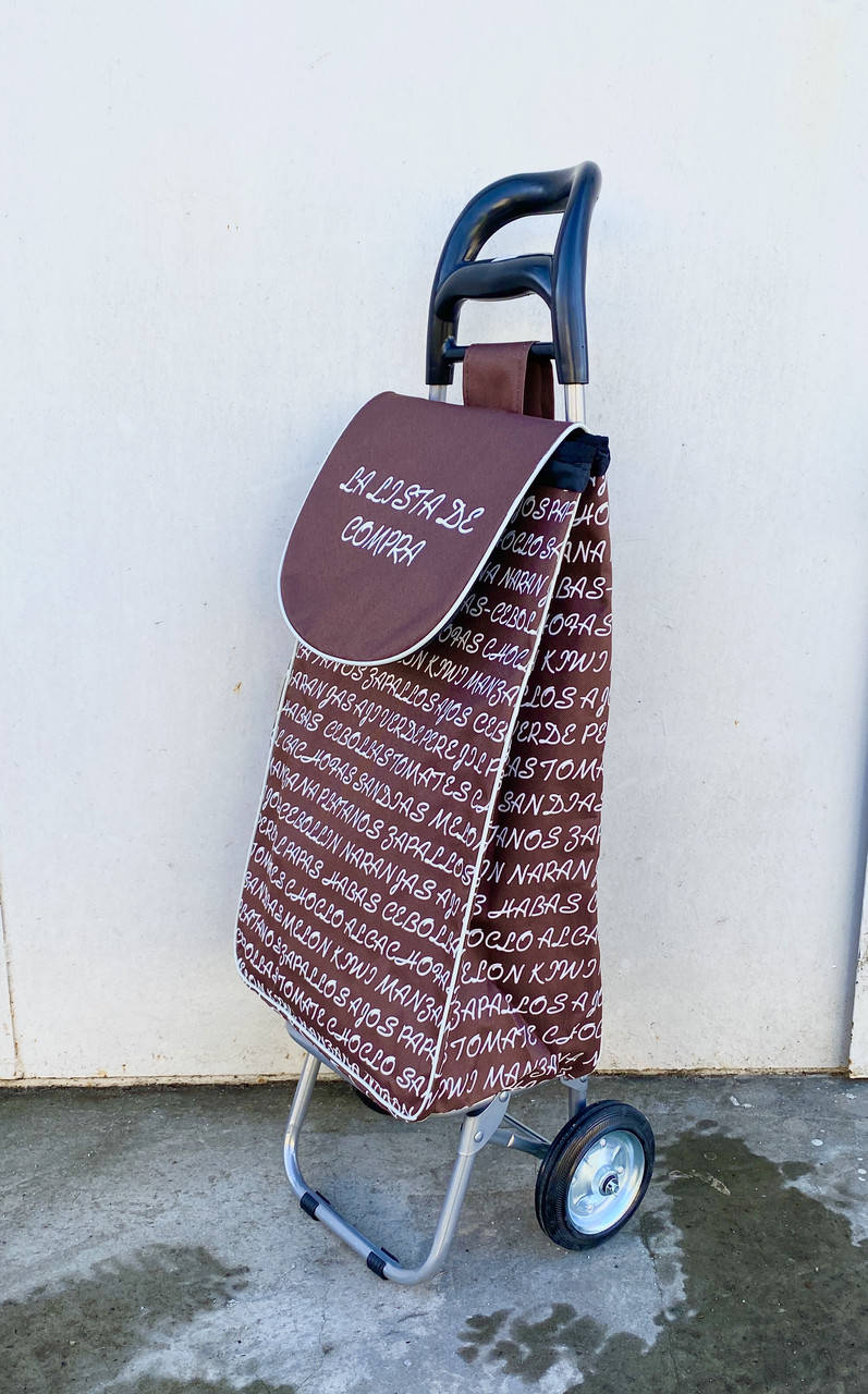 

Хозяйственная сумка - тележка с ЖЕЛЕЗНЫМИ колесами и ЦЕЛЬНОМЕТАЛЛИЧЕСКОМ каркасе., Серый