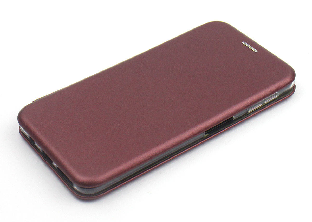 

Чехол книжка Level для Samsung Galaxy A7 2018 A750 Экокожа Бордовый