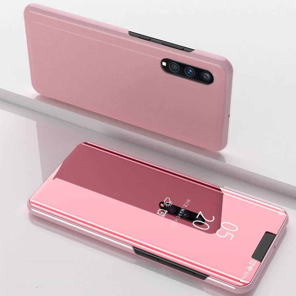 

Чехол Mirror для Samsung Galaxy A50 2019 / A505 книжка зеркальный Clear View Rose