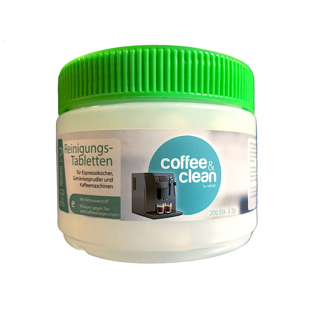 

Таблетки от кофейных масел Coffee&Clean .Германия .200шт х 2 грамма