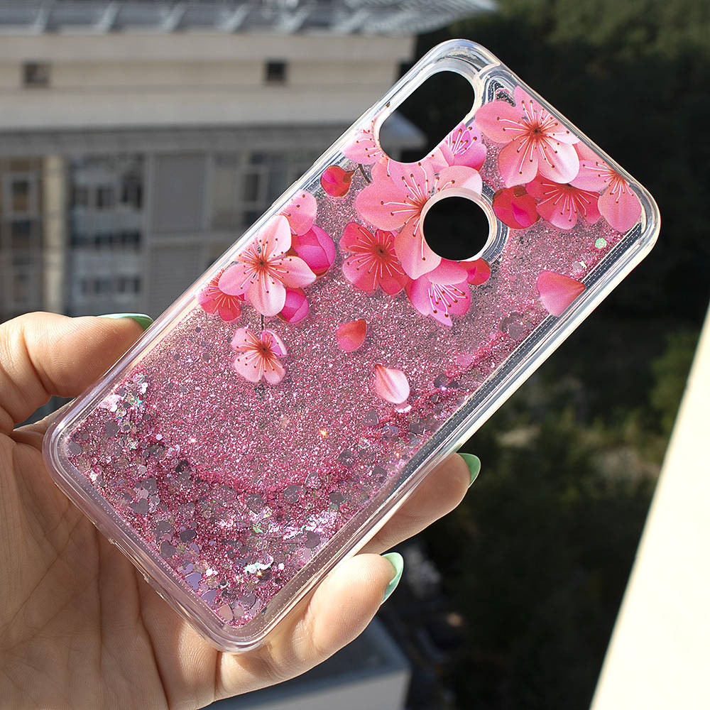 

Чехол Glitter для Xiaomi Mi A2 Lite / Redmi 6 Pro Бампер Жидкий блеск Sakura