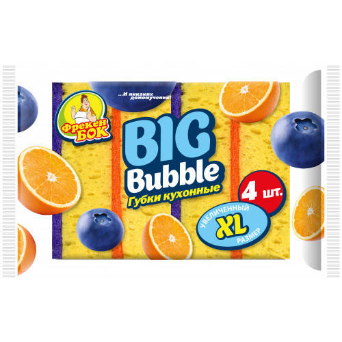 

Губки кухонные Фрекен Бок Big bubble 4 шт