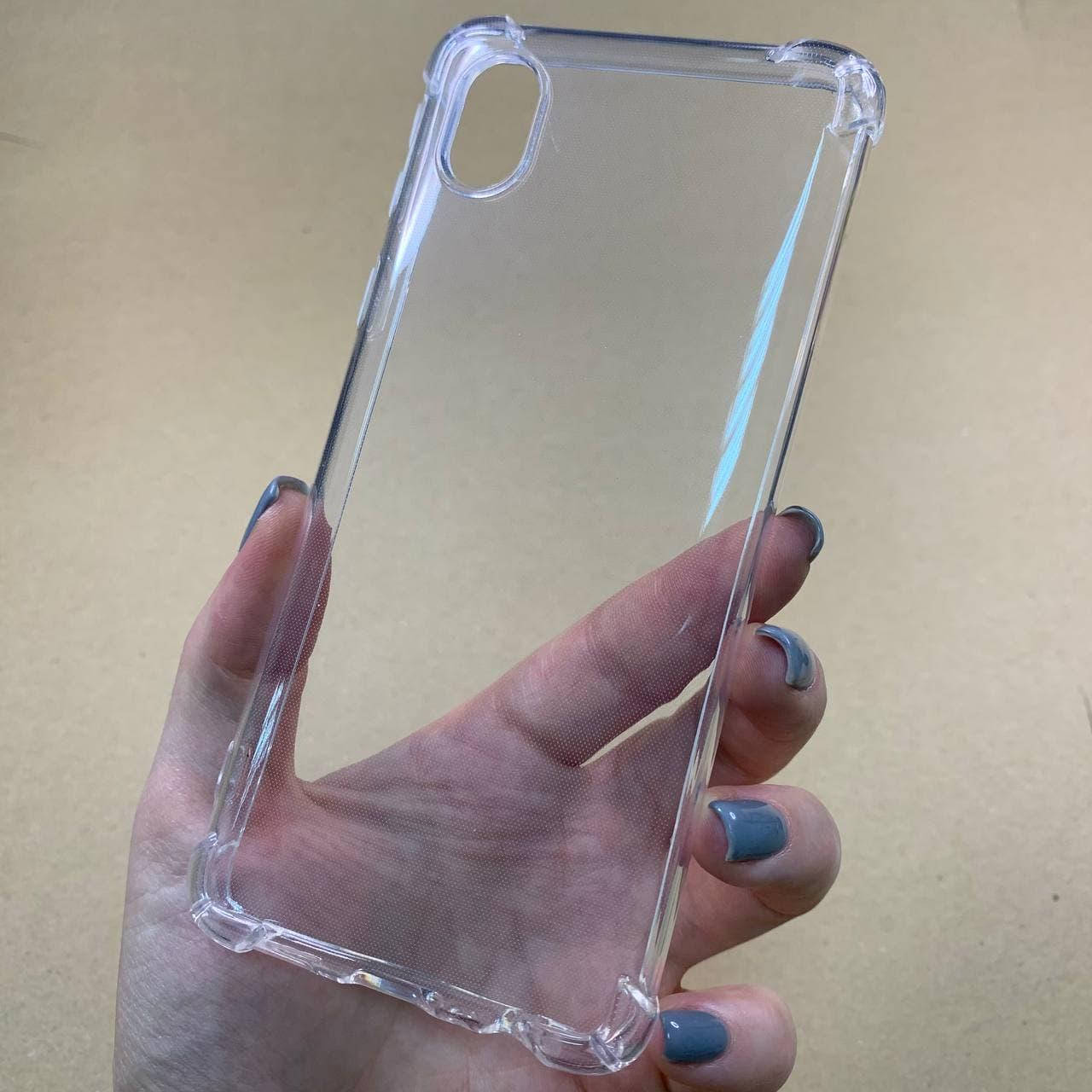 

Чехол для Samsung Galaxy A01 Core противоударный с бронь углами накладка чехол на самсунг а01 кор прозрачный