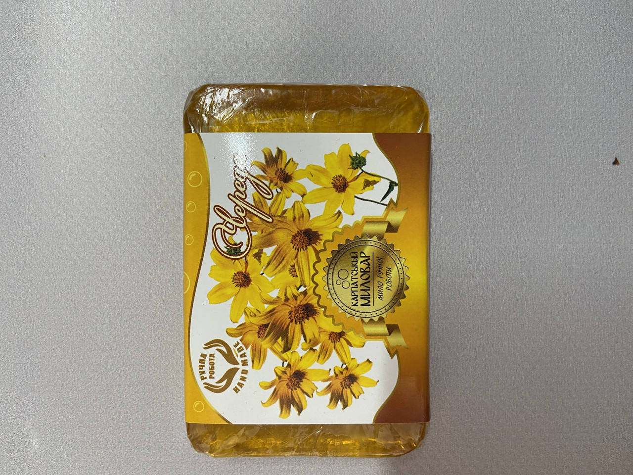 

Карпатський Миловар, мило ручної роботи, 50 г Мед та молоко